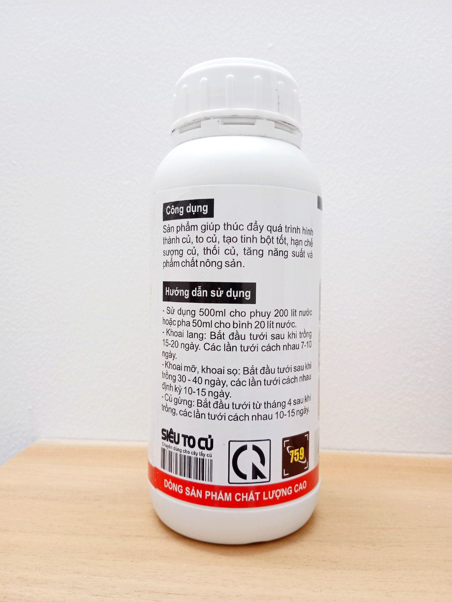 Phân bón siêu to củ (chai 500ml)