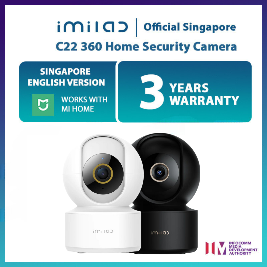 OFFICIAL SG YEAR Warranty IMILAB 360 C22 3K Home CCTV IP