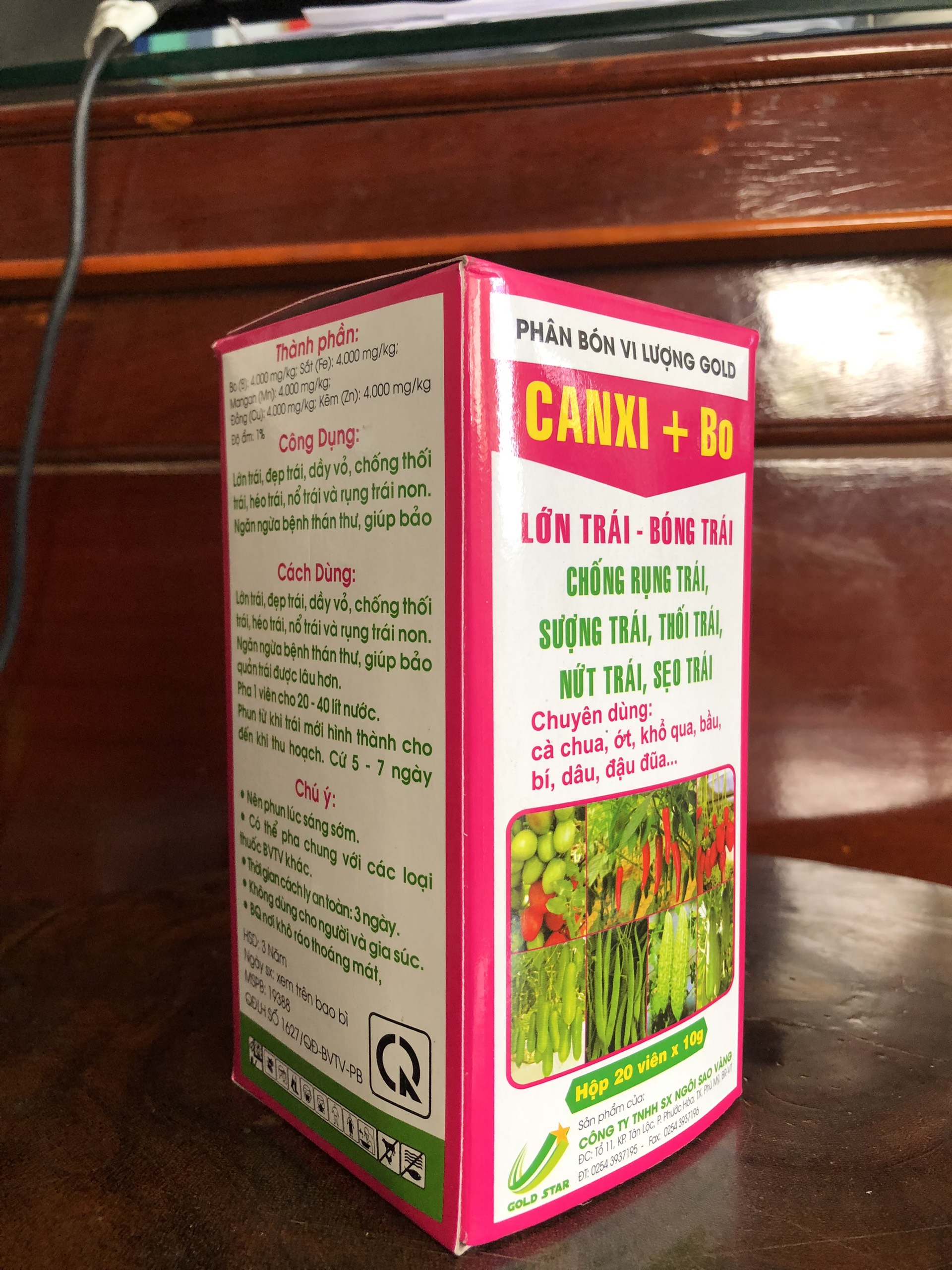 Canxi + Bo - 10gr ( dạng viên sủi) màu xanh