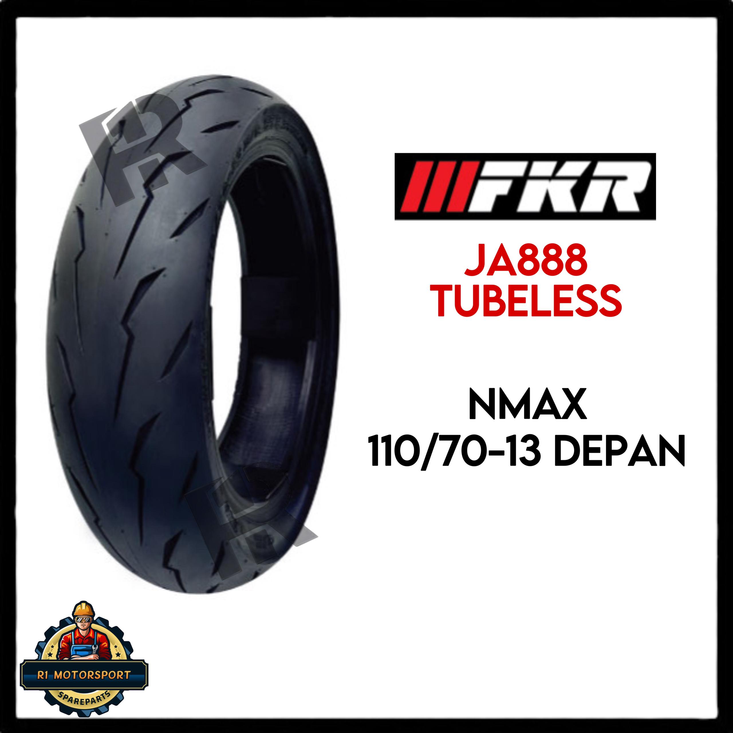 [FKR] JA888 NMAX150 NVX155 Tubeless Tyre Tayar 110/70-13 130/70-13 110/80-14 140/70-14