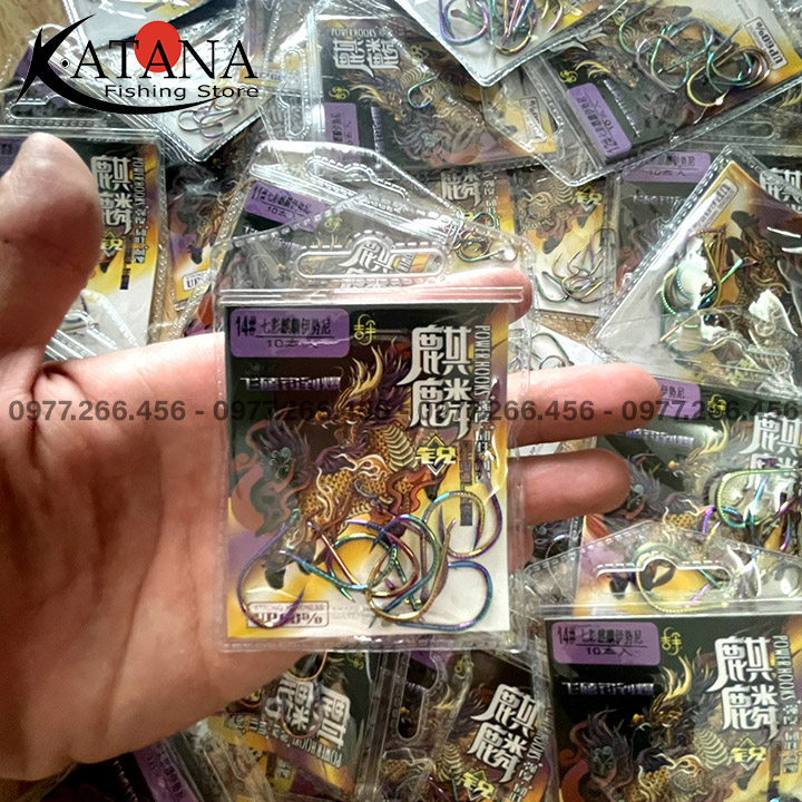 Lưỡi Câu Vảy Rồng Titan 7 Màu