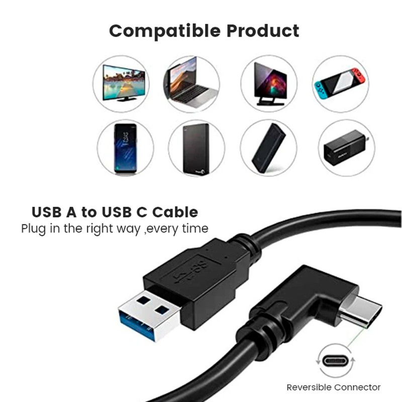 Cáp cho Meta Quest 3 3 3.0 Cáp nối hơi nước VR tốc độ cao truyền dữ liệu ổn định có thể đúc màn hình cáp nối