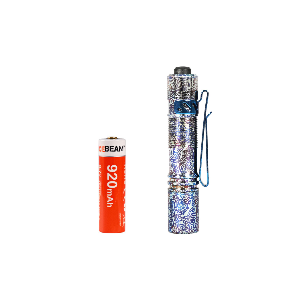 ACEBEAM Pokelit AA Ti EDC Flashlight 500 Lumens High CRI90 IP68 Small