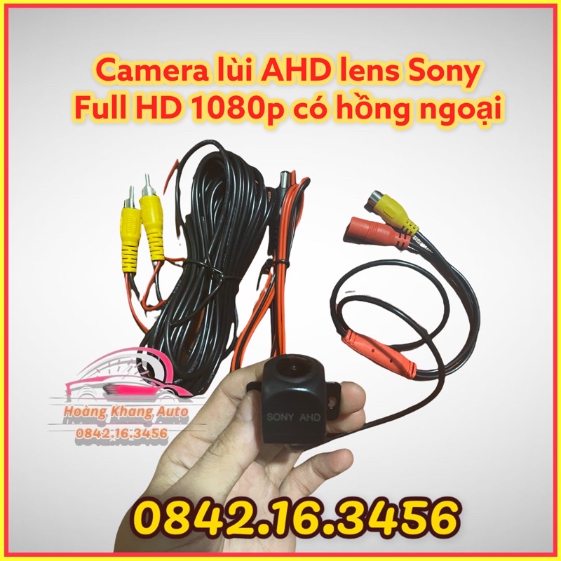 Camera lùi AHD độ phân giải Full HD 1080p có hồng ngoại hỗ trợ quay đêm "
