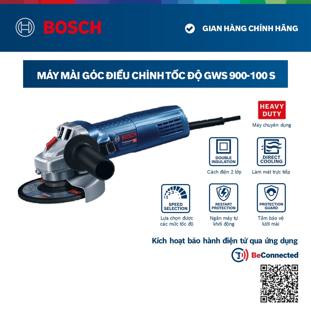Máy mài góc nhỏ Bosch GWS 900-100S