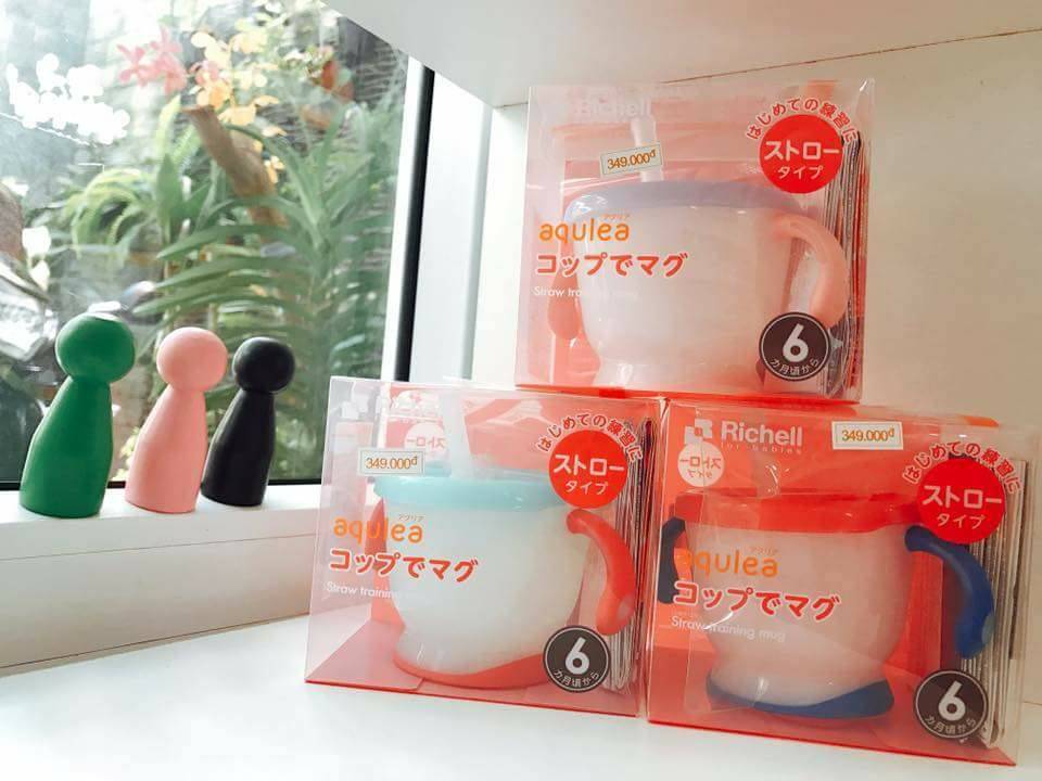 Cốc tập uống 3 giai đoạn Richell Nhật Bản