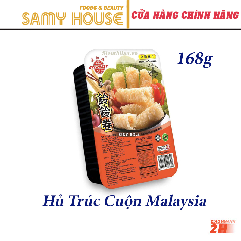 [Samy Food] Hủ Trúc Cuộn EB Malaysia 168g