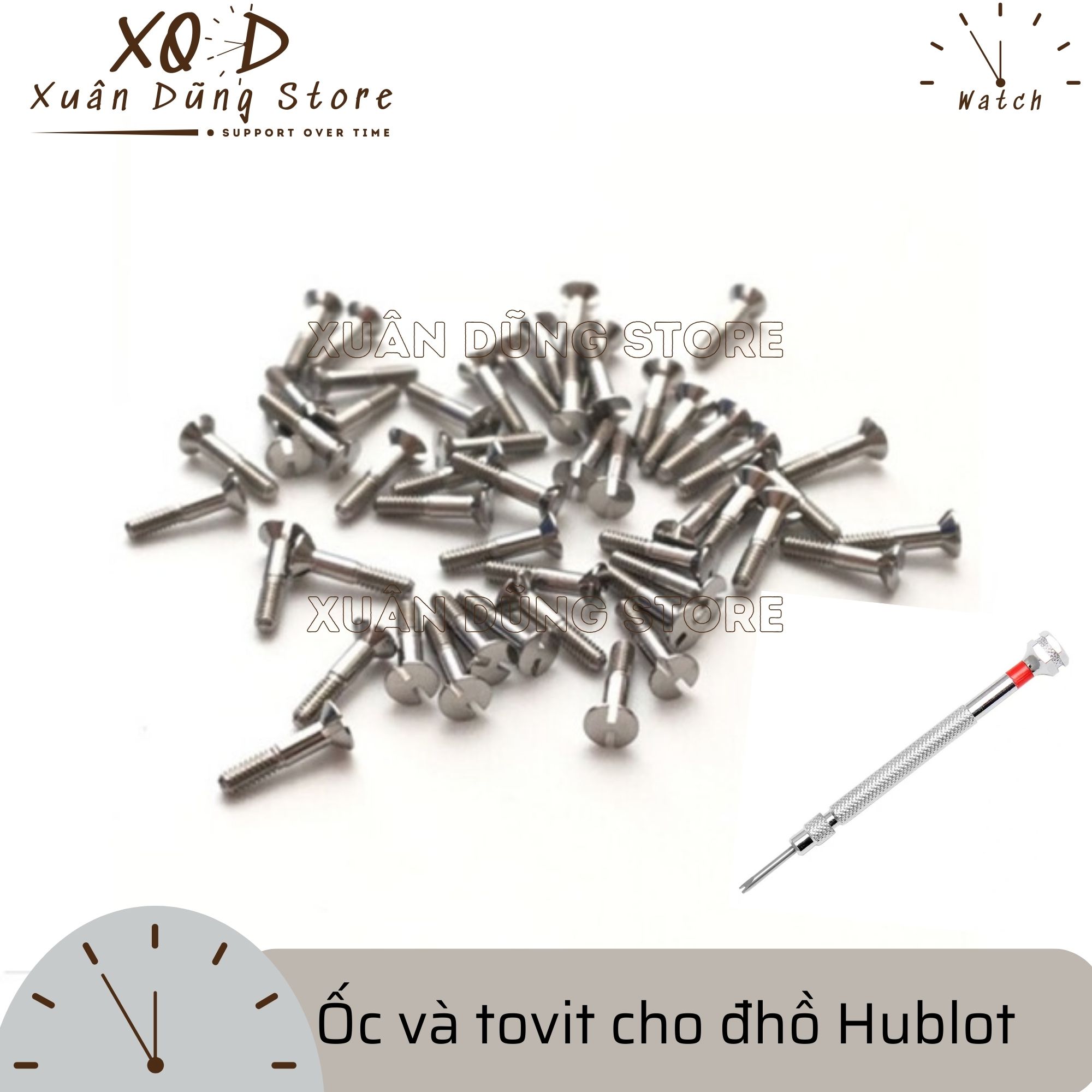 Ốc và Tovit xịn thay dây đồng hồ HUBLOT phụ kiện đồng hồ Hub