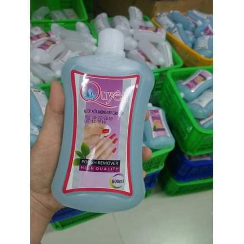 Nước Axeton ,Nước rửa móng Quyên siêu sạch dùng siêu thích 500ml -1000ml