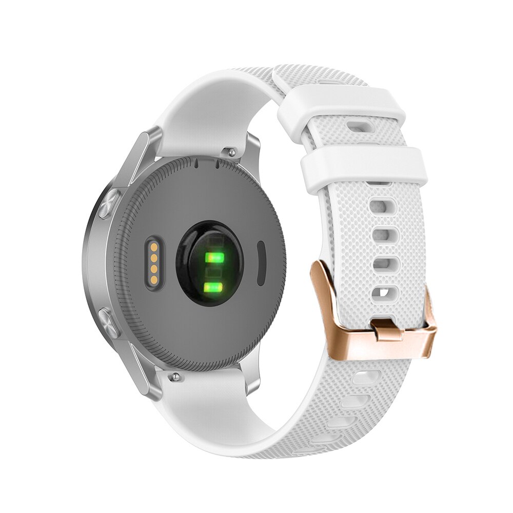 2 20mm smart watch strap for garmin vivoactive 3 venu 2 plus sq vivomove hr silicone band forerunner 245 645 55 watchband bracelet