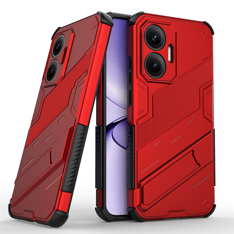 Xiaomi Redmi Turbo 4 Pro/Xiaomi Poco F7 Case with Kickstand, Military-Grade Shockproof Ultra-Thin Slim Fit Hard Cover for Xiaomi Redmi Turbo 4 Pro/Xiaomi Poco F7.
