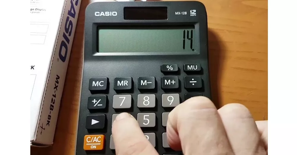 MÁY TÍNH CASIO MX-12B-BK CHÍNH HÃNG