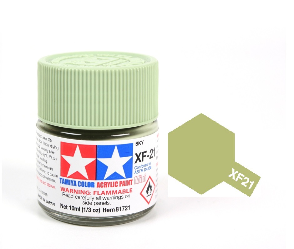 Acrylic ( XF21 ~ XF27  ) sơn mô hình gốc nước 10ML Tamiya
