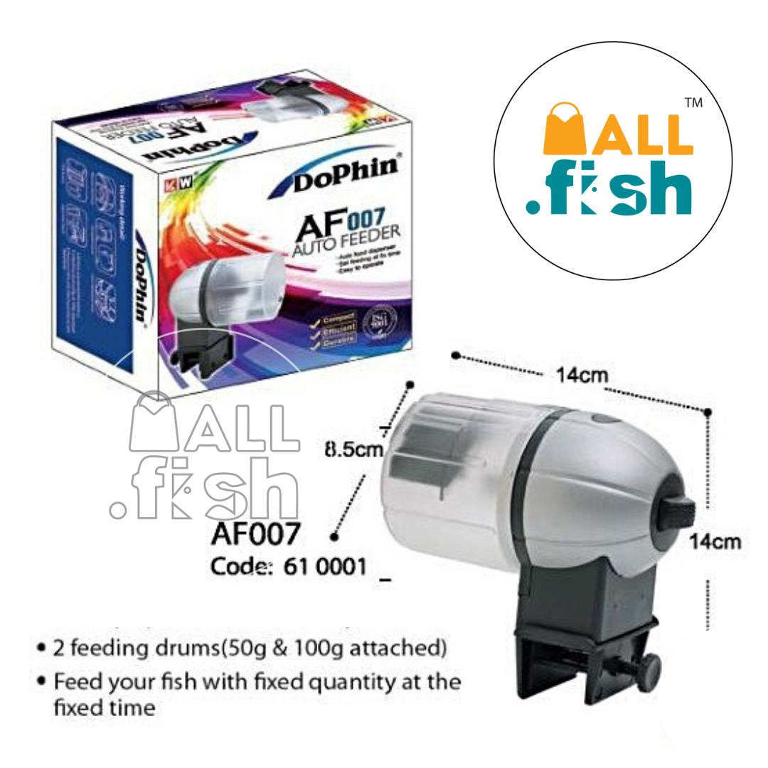 Dophin AF007 Auto Fish Feeder Aquarium/Auto Feeder/Makan Ikan