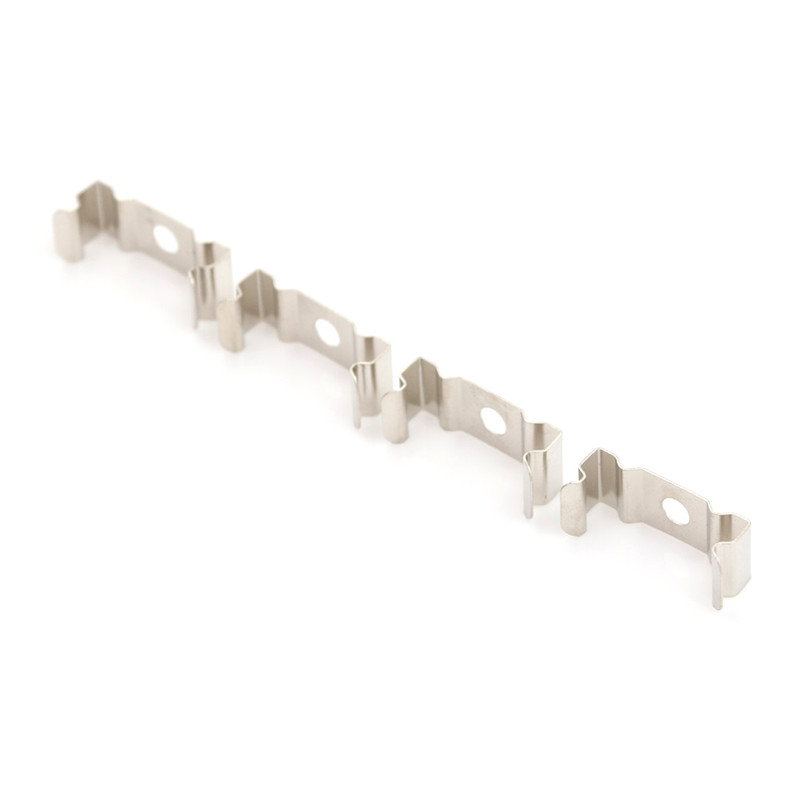 [Eqrbtl] 4Pcs T5 Fluorescent Tube Lamp Holder Bracket Clips Socket Silver