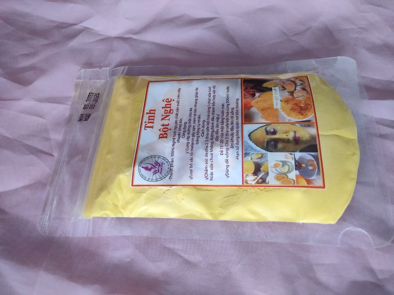 Bột đắp mặt nạ Tinh bột nghệ- Trường Thọ, TĐ