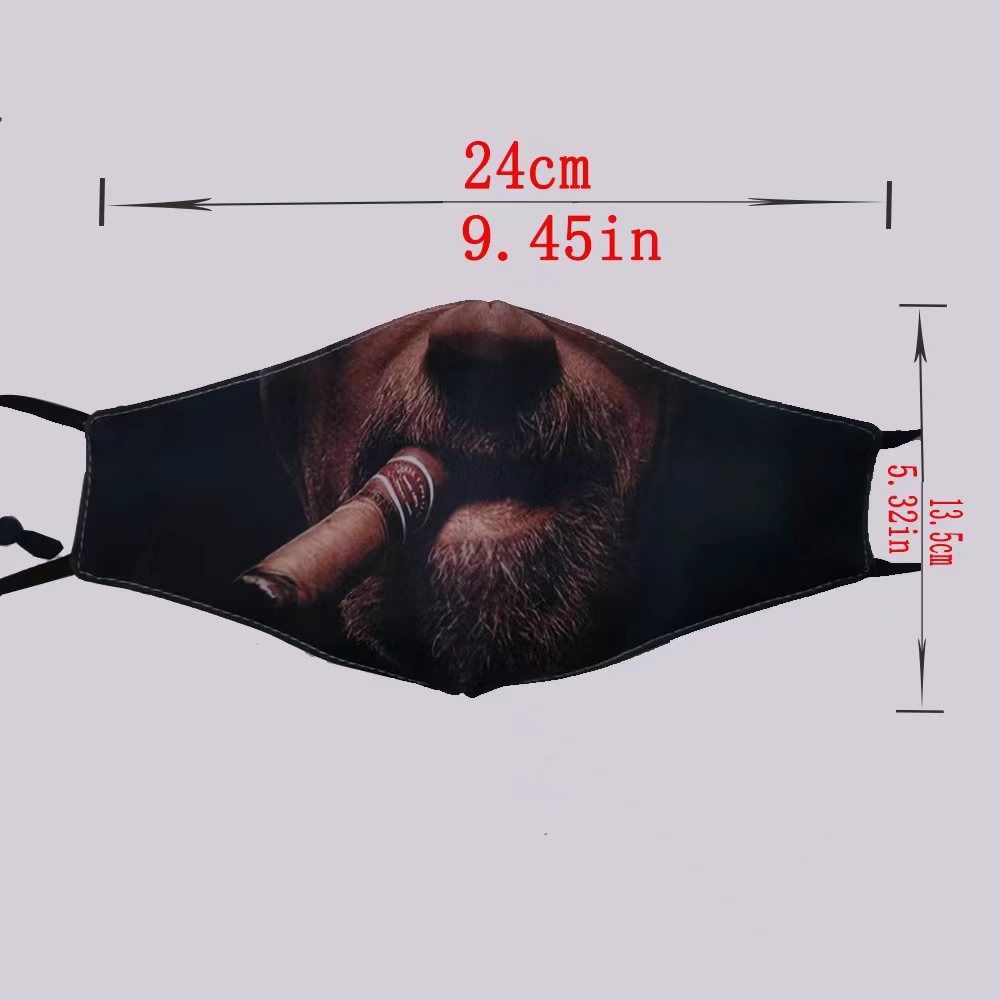 【Universal Car Parts Store】3D Three-dimensional Mask Personality Creative Social Funny Imitation Facial Expression Dance Mask.