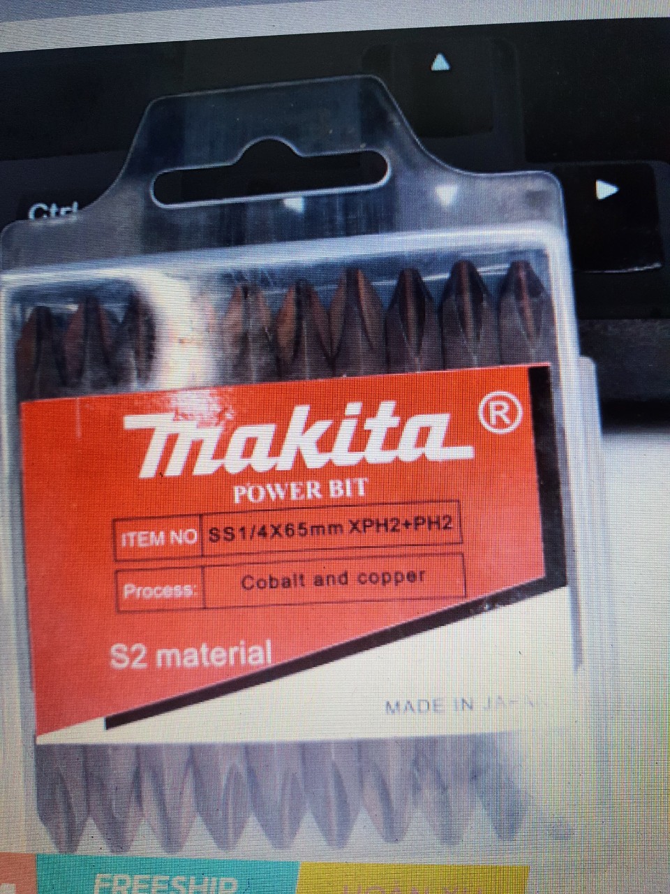Đầu bắn vít bake MAKITA ss1\4x65mm