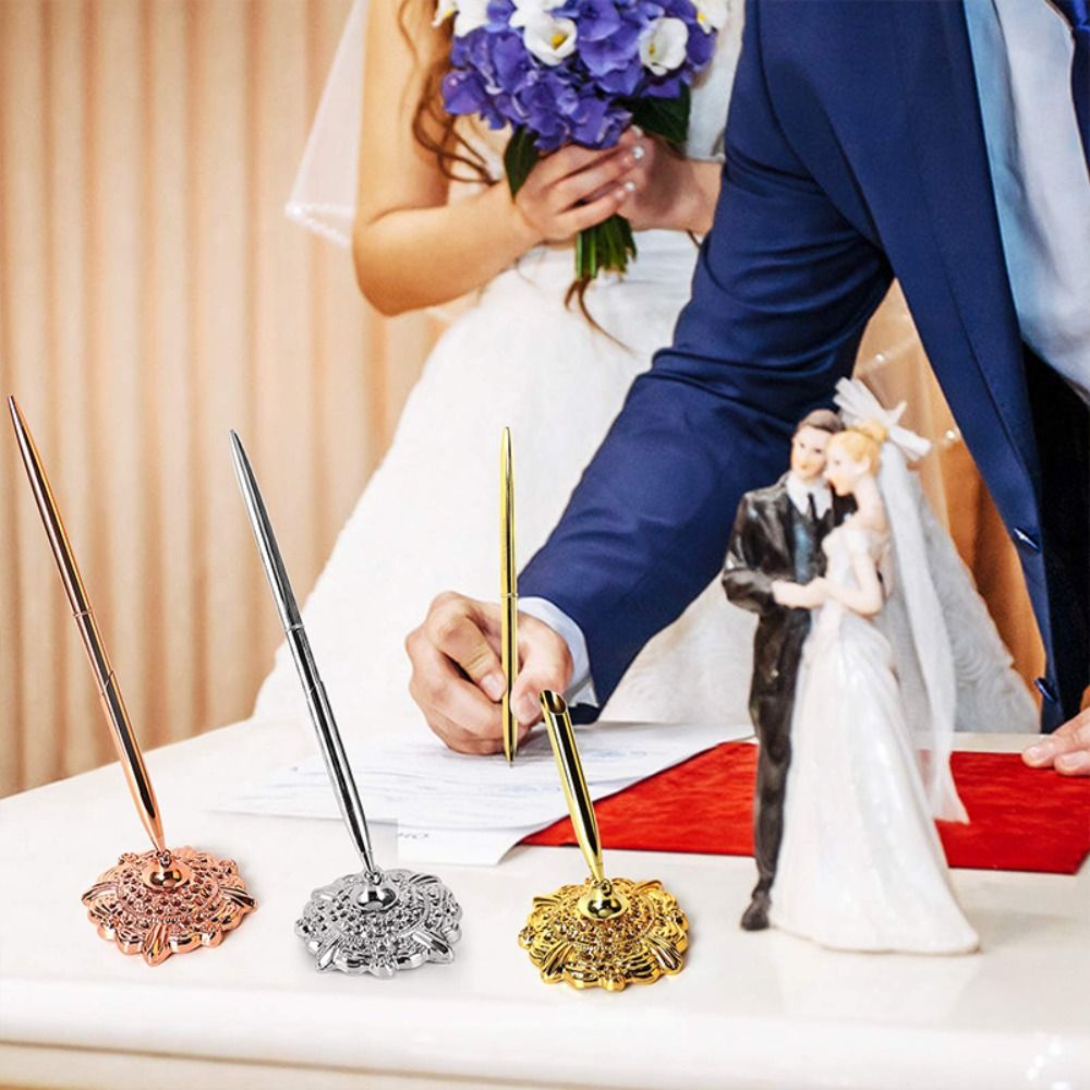 Creative%20Attached%20Base%20Signing%20Pen%20Wedding%20Decor%20Reception%20Desk%20Pen%20Table%20Decor%20Antique%20Metal%20Pen%20Stand%20Holder%20Bridal%20Shower%20-%20Image%204