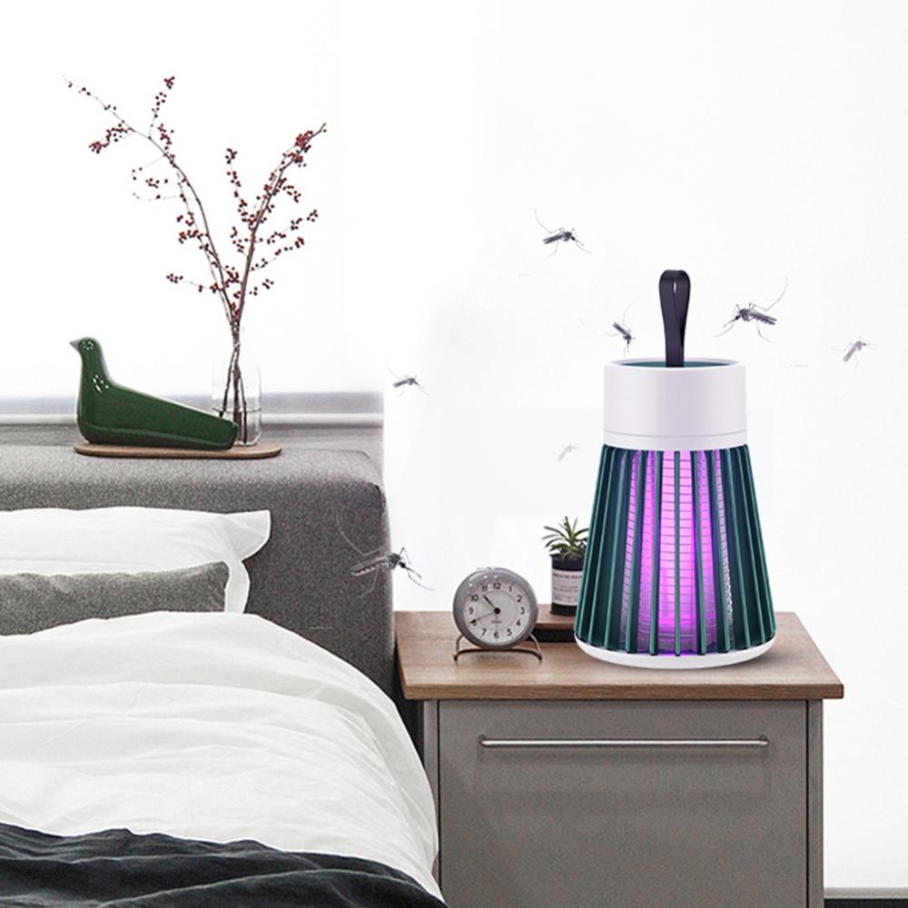 Electric Mosquito Killer Lamp Portable LED Light Fly Bug Insect Trap Zapper