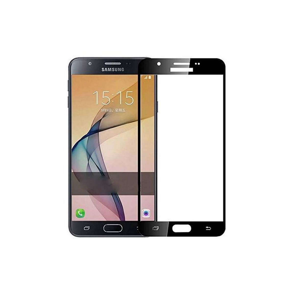 Samsung Galaxy J7 Prime Full Black 9D|5D|6D|10D|11D|21D Tempered Glass Screen Protector Full Glue Edge To Edge For Samsung Galaxy J7 Prime