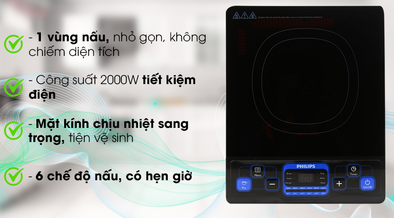 Bếp điện từ Philips HD4921
