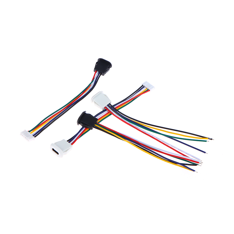 6 Pin Press Type USB Connector Type-C Waterproof With PH 2.0 Female Socket KELONG. 