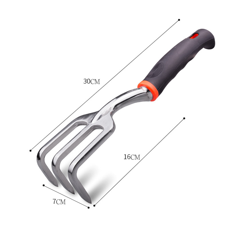 ZUOGUAN Potted small shovel for planting flowers, soil loosening flower shovel, gardening planting succulent tool set, three-piece set, household flower growing shovel