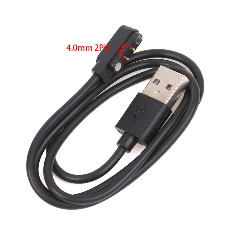 Universal Smart Watch Charger Cord Magnetic Charging Cable 2 Pin 4 Pin USB Charger For Smart Watch 7.62mm 2.54mm 4mm Charging Cable MENGYU. 