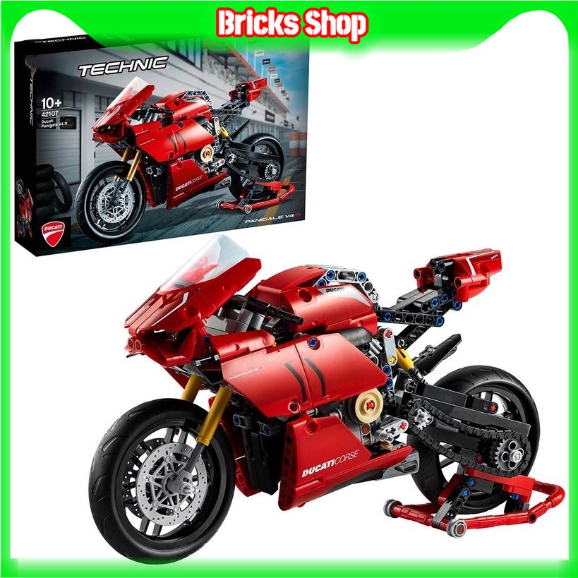 Bộ Đồ Chơi Lắp Ráp LEGO Technic Ducati Panigale V4 R 42107 (646 Miếng)