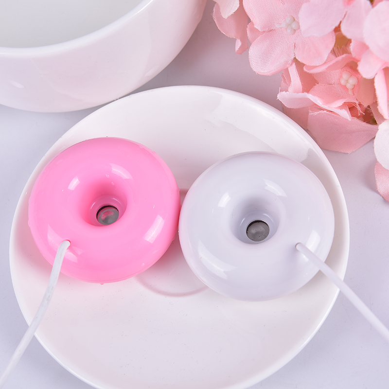1pc Mini Portable Donuts Humidifier USB Air Purifier Aroma Diffuser Steam Gift HAIYU. 