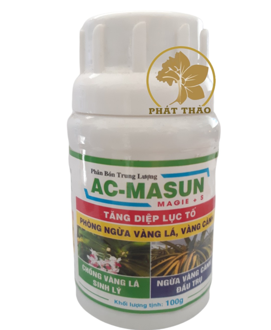 Phân bón ac masun tăng diệp luc, ngừa vàng lá, vàng cành 100g