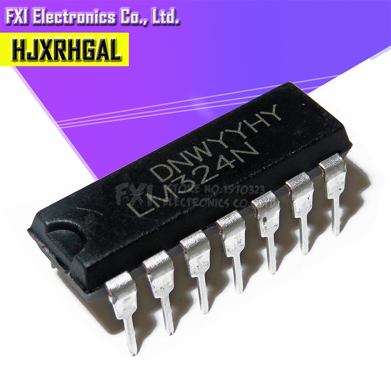 10pcs lm324n dip14 dip new lm324 integrated circuit