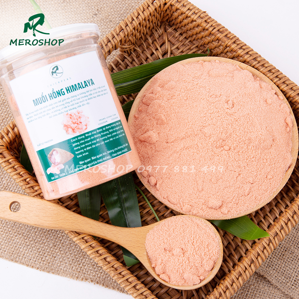 MUỐI HỒNG HIMALAYA (BỘT MỊN) SHOP MẸ RÔ