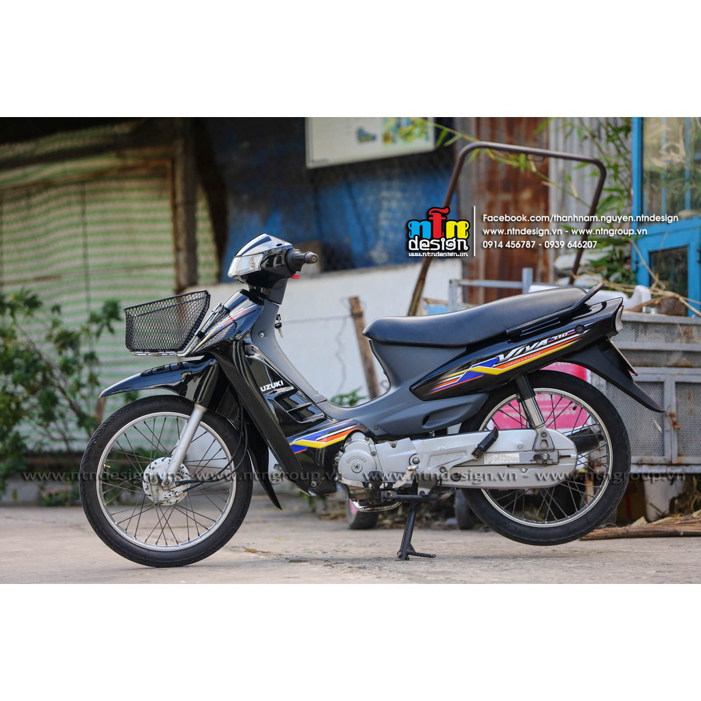 Tem rời Viva 110 họa tiết đơn giản bắt mắt