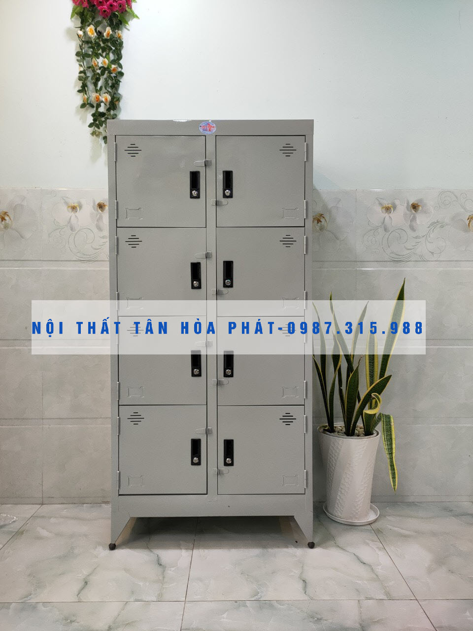 Tủ hồ sơ văn phòng 8 của cao 1m8 tân hòa phát