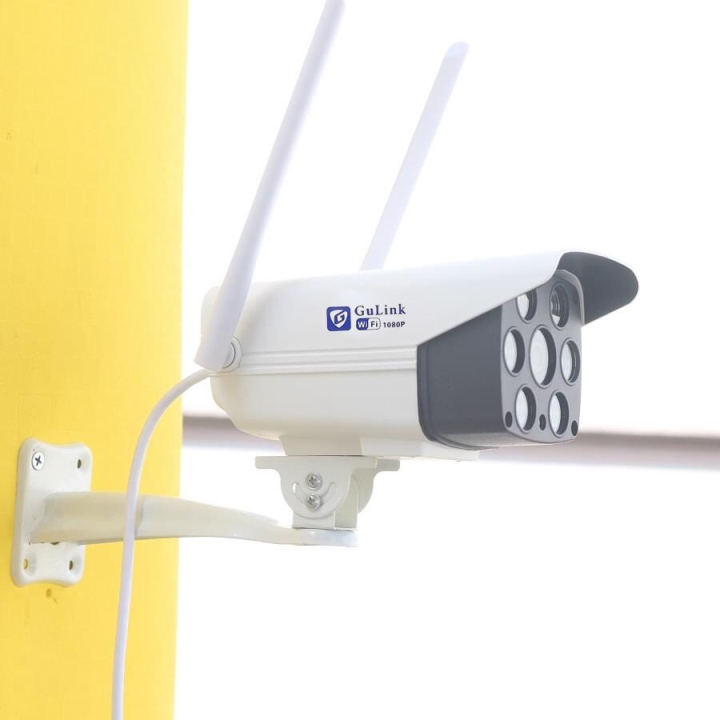 Camera IP Wifi 2.0Mps Thân Ngoài Trời Chống Nước GULINK GLT506 6 LED