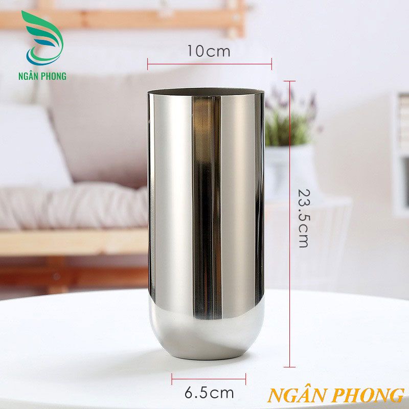BÌNH HOA TRANG TRÍ INOX 304