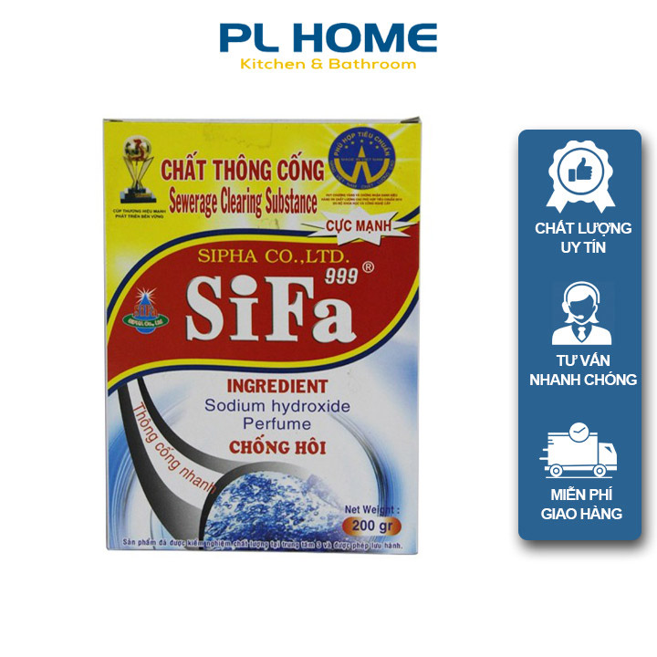 Bột thông tắc cống sifa siêu mạnh 200g