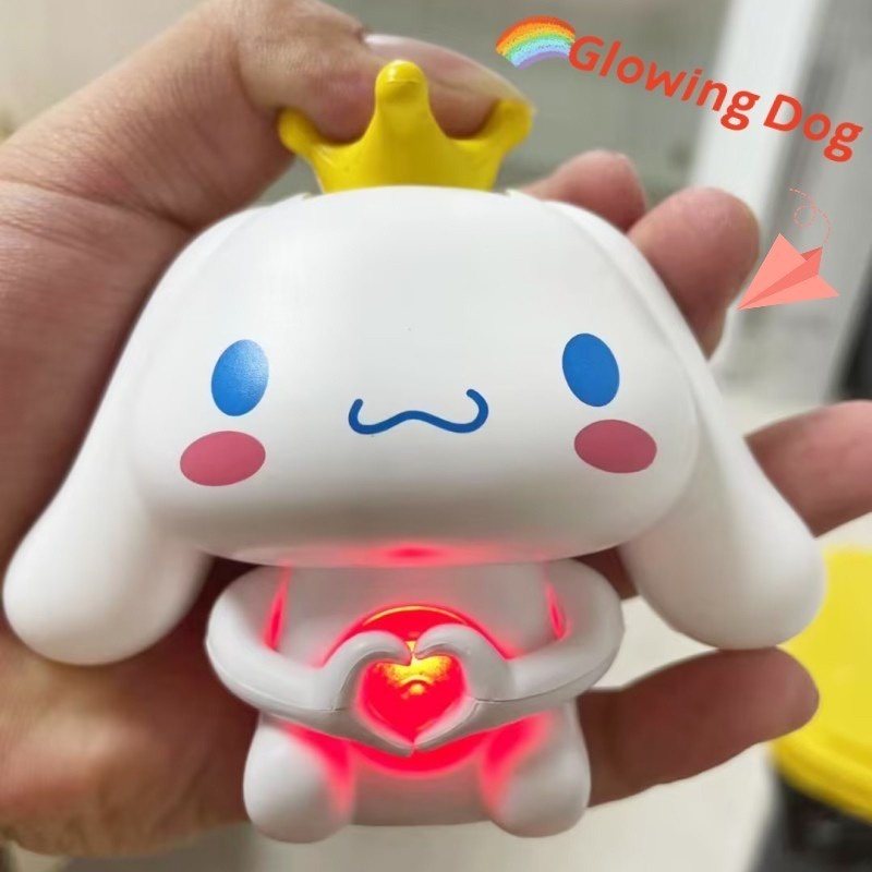 Cinnamoroll Đồ Chơi Hình Trái Tim Phát Sáng