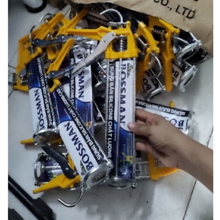 súng bắn keo silicon,súng bossman vàng