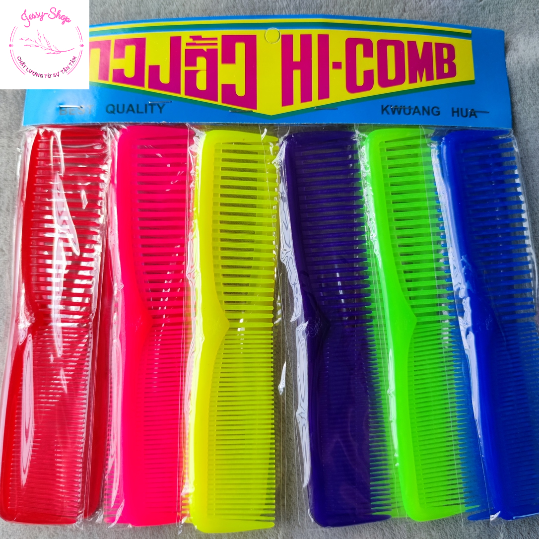 Combo 4 Cây Lược Chải Tóc Cao Cấp Nhiều Màu Sắc