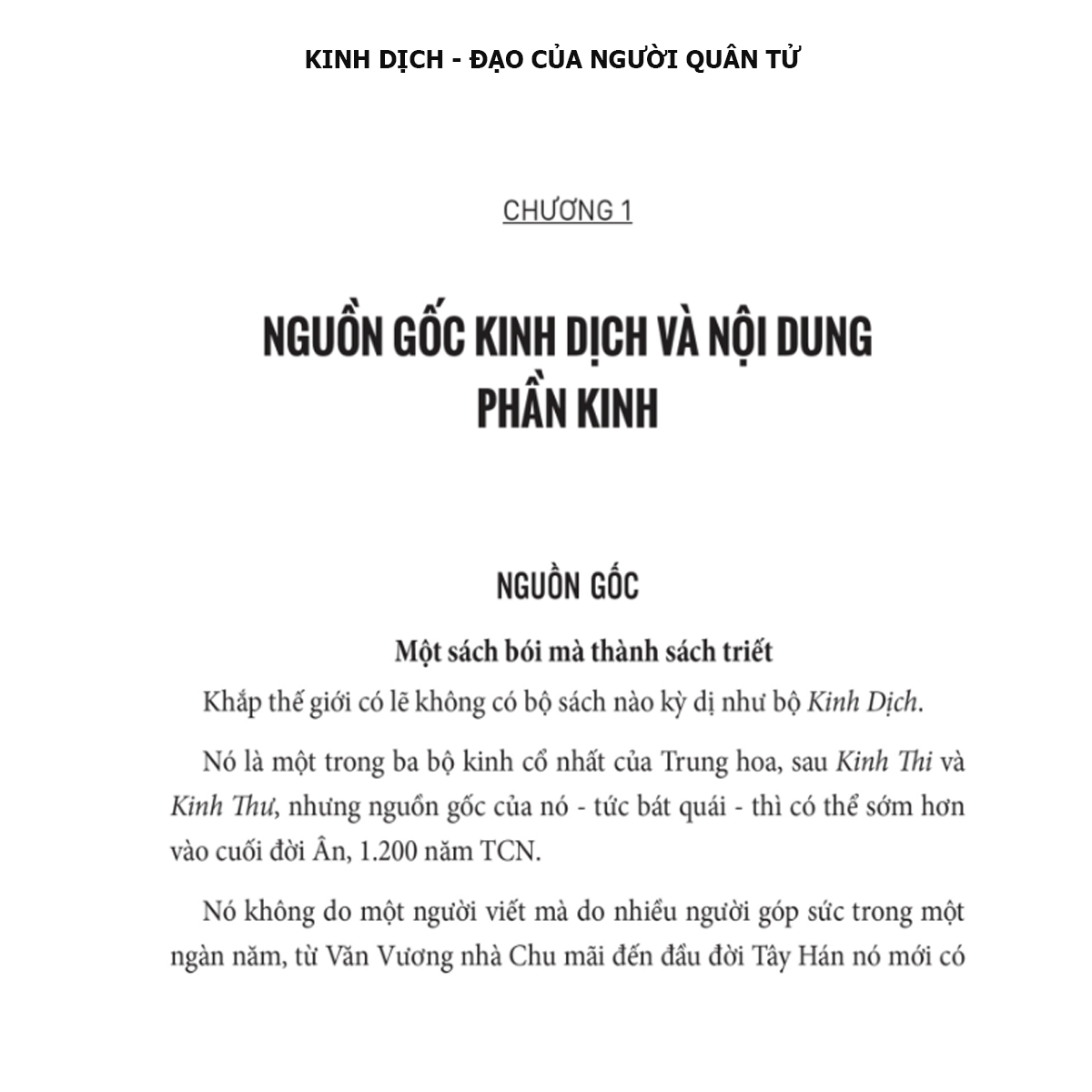 Sách Kinh Dịch Đạo Của Người Quân Tử