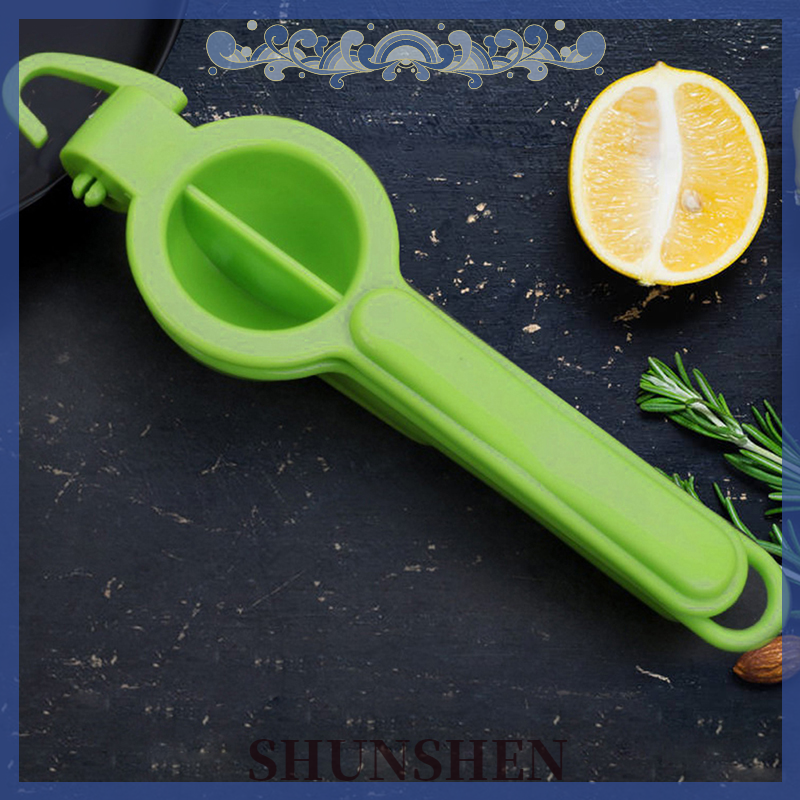 [SHUNSHEN] 1Pc Plastic Lemon Clip Kitchen Thickening Manual Fruit Juicer Mini Squeezer