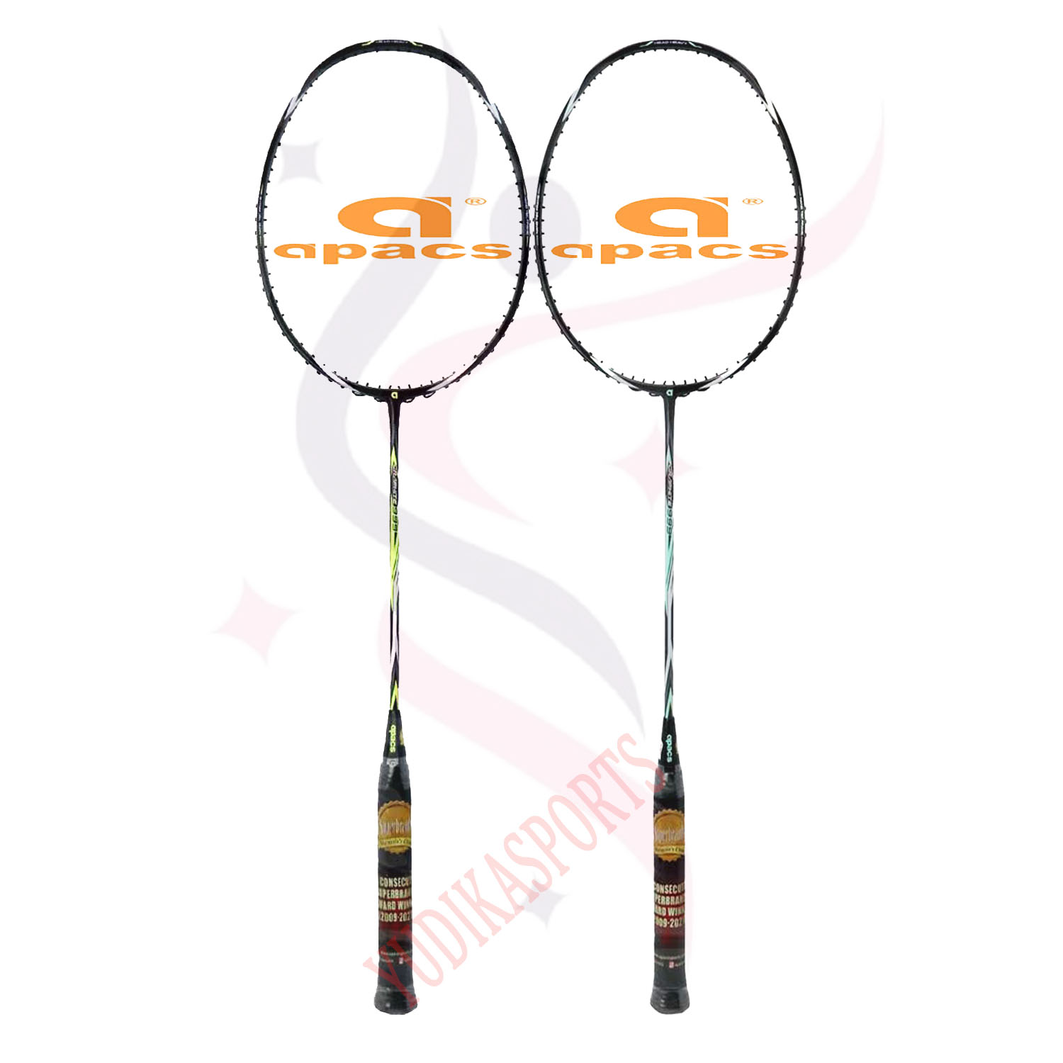 Raket Badminton Apacs Graphite 999 33Lbs Bonus Komplit Raket Apacs