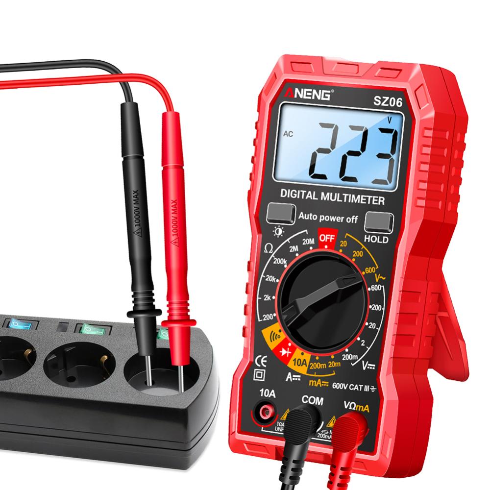 Đa năng kế kỹ thuật số vạn năng thông minh 2000 đếm lưu trữ đồng hồ chuyên nghiệp đèn nền LCD tự động tắt máy cầm tay
