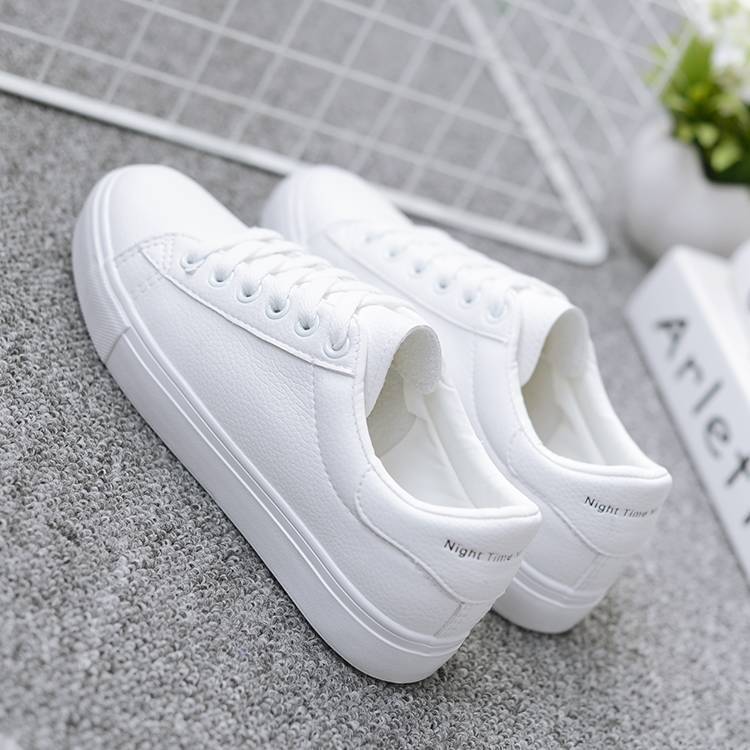 Giày bata nữ cao cấp độn đế 3cm chiều cao phong cách Hàn Quốc