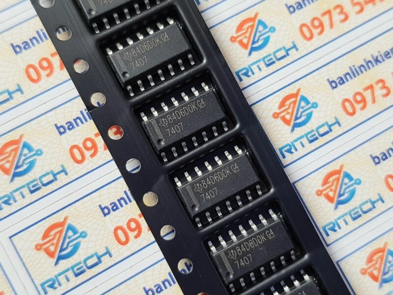 [Combo 5 chiếc] 7407 SN7407DR IC điều khiển SOP-14