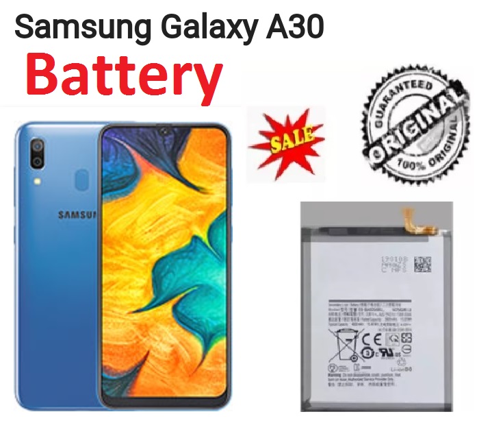 Battery for Samsung Galaxy A30 Or A30s Model EBBA505ABU Replacement