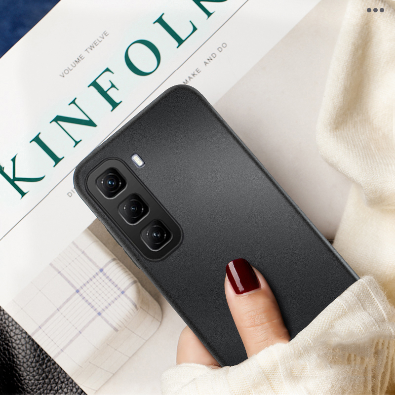 For infinix Hot 50 Pro Plus Case Matte Silicone Soft Sandstone Super Scrub Non-slip For infinix Hot 50 Pro + Back cover Phone Cases. 